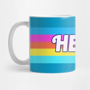 hello rainbow Mug